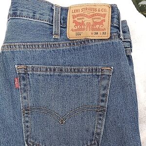 Levi's 550 Blue Jeans with Red Tab Size W38 L33